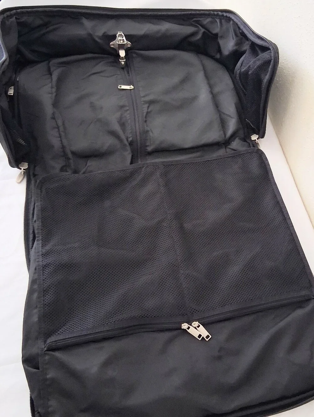 Jos. A. Bank Black Travel Duffel Garment Bag with Shoulder Strap